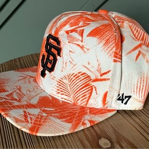 San Francisco giants SnapBack tropical print hat